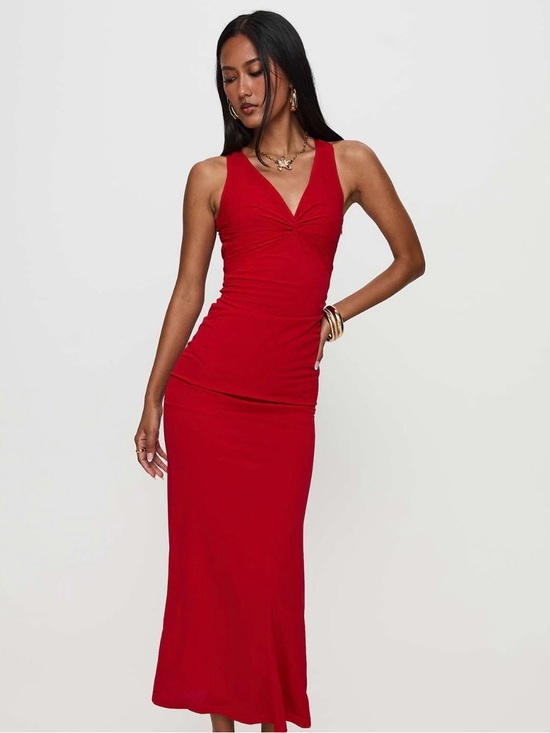 Princess Polly Dresses & Skirts - Princess Polly Red Halter Maxi dress